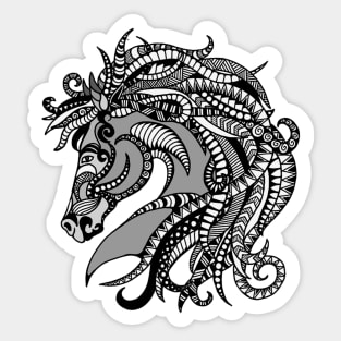 Ornate Horse Sticker